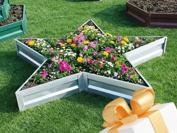 Подарок! Клумба звезда